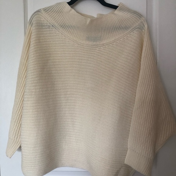 Cream off the Shoulder Sweater- So Soft!! - Picture 2 of 2